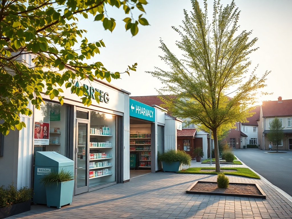 Ilustracja przedstawiająca pacjentów korzystających z komputera do e-rejestracji wizyty lekarskiej w Brzegu